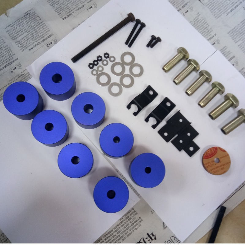 For Suzuki Jimny Raised Suspension 8 One Set Aluminum Alloy 1.5inch L Height Pad Block