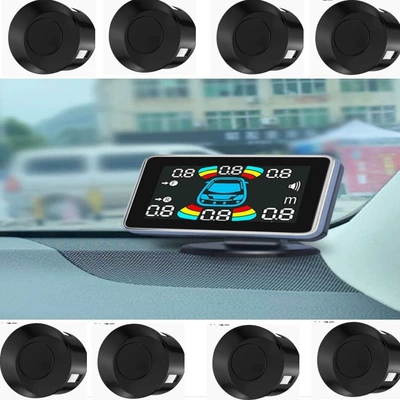 Park radarı: and Buzzer Alarm, 8 Sensors