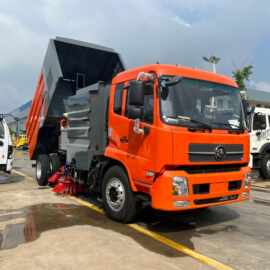 工厂直供外贸出口东风天锦扫路车 洗扫车 道路清扫车价格 图片