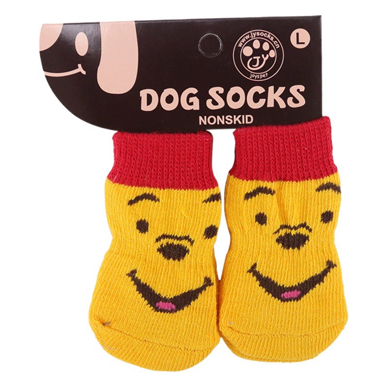 Товары для домашних животных Amazon Новые Креативные носки для собак 3 размера нижние противоскользящие носки для домашних животных