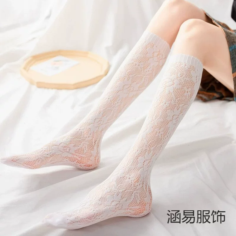 Breathable summer thin Japanese knee socks, tights