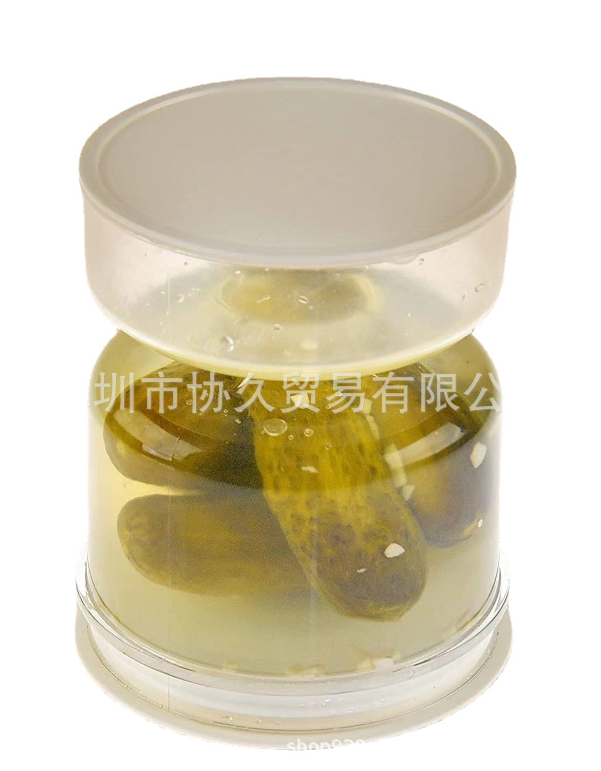 Pickle Jar húmedo y seco taza de separación de verduras en escabeche Jar de vidrio de arena de verduras en escabeche Jar jugo de separación de alimentos filtro de agua de separación