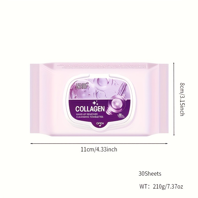 USHAS Europa y los Estados Unidos transfronterizos toallas de desmaquillaje suaves no irritantes, limpieza profunda, desmaquillaje desechable WP023