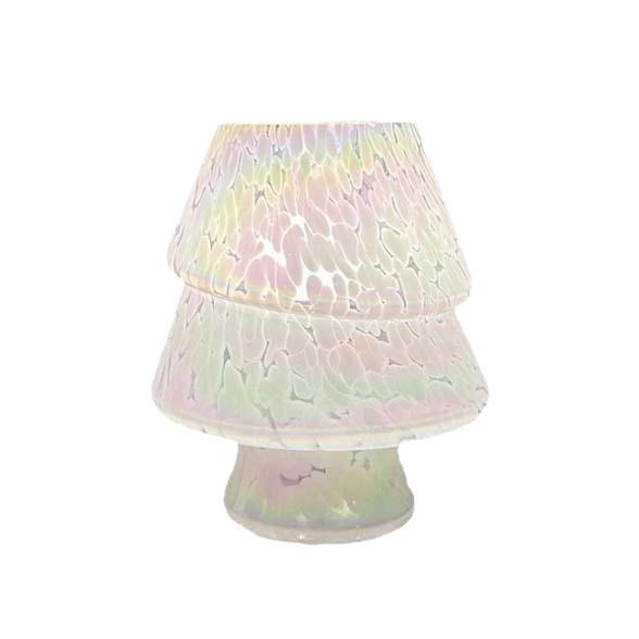 Ins vidrio árbol de Navidad lámpara de escritorio decoración americana dormitorio cabecera lámpara de atmósfera colorida lámpara USB temporización de atenuación