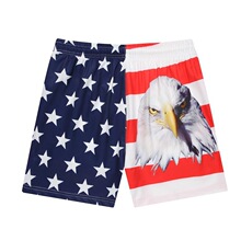 W 34854 Summer Print Sport Shorts ӡ���˶��̿� ŷ���羳