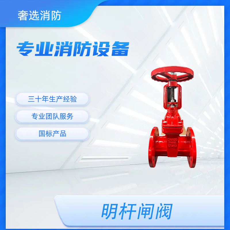 铸铁法兰明杆美标国标英标德标闸阀阀门管道开关明杆闸阀蒸汽阀