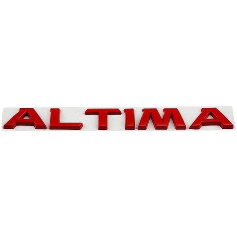 ALTIMA car emblem is suitable for Nissan modification, metal ALTIMA letter logo sticker for the trunk tail
