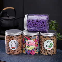200 pieces of Thai cone incense, sandalwood incense burner for home use, indoor toilet, bedroom, plastic bottle, deodorizing bathroom