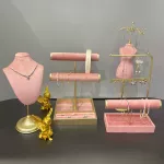 新款饰品展示架金属首饰架高级感轻奢项链耳饰手链展示摆台收纳