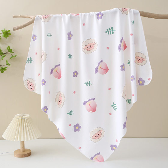 Newborn package delivery room newborn baby skin breathable sweat-absorbent wrap towel spring, summer and autumn anti-startle swaddling towel