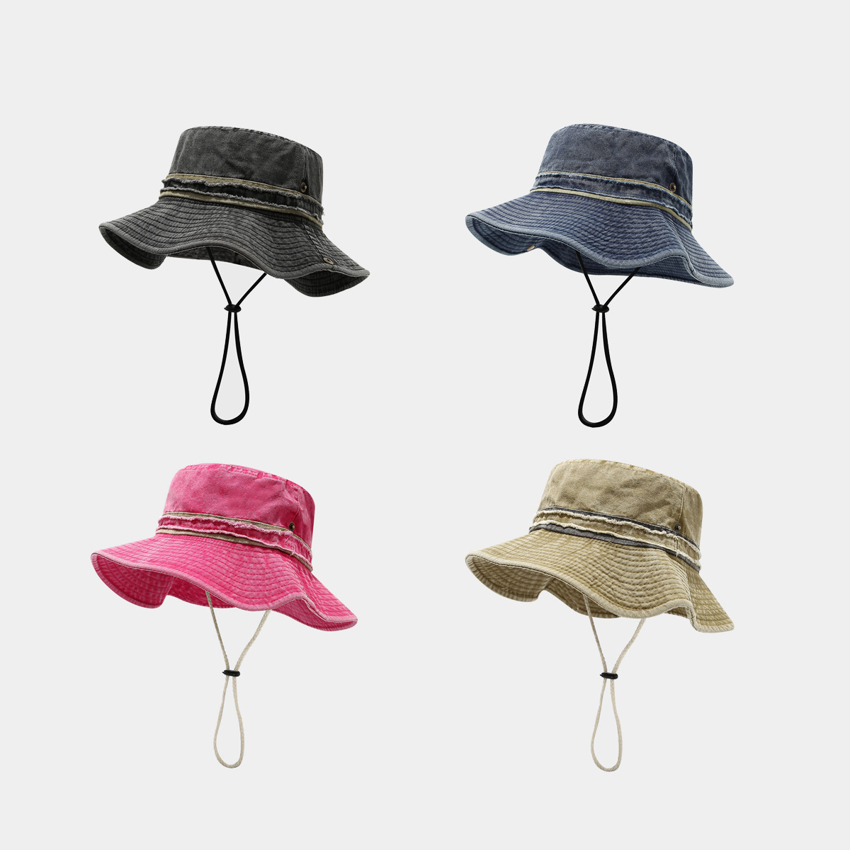 Camping al aire libre montañismo lavado sombrero de pescador sombrero de verano sombrero de pesca sombrero de pesca sombrero de hombre sombrero de protección solar