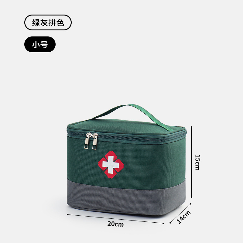 Hogar de gran capacidad bolsa de primeros auxilios portátil medicina portátil organización bolsa de almacenamiento grande impermeable bolsa de viaje de emergencia
