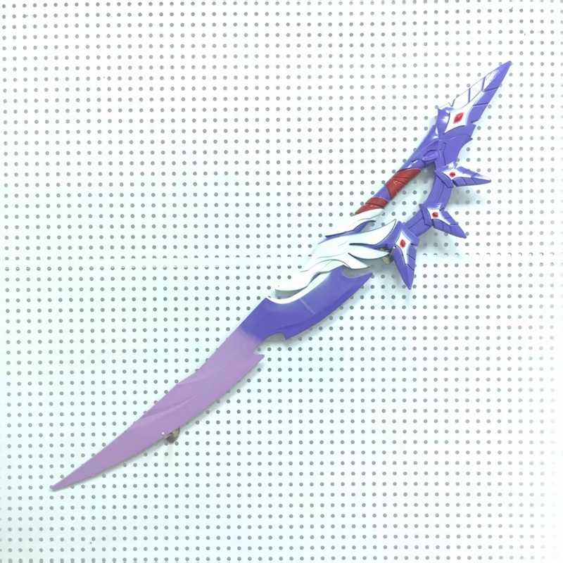 スリーゲイム兵器周辺機器 190 センチメートル延長 PU ルブフアントゥエン画戟双月画戟武器モデル小道具プラスチック|undefined