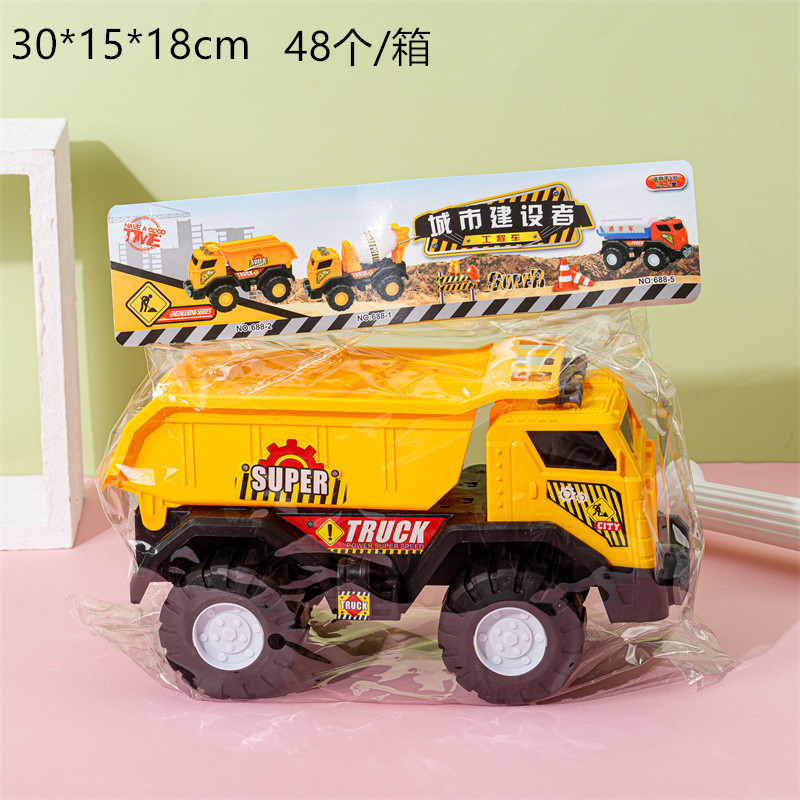 Excavadora de ingeniería infantil juguetes empujador excavadora basculante carretilla modelo de automóvil niño excavadora
