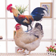 动物模型创意母鸡抱枕靠垫怪玩偶儿童毛绒玩具生日礼亚逊厂家批发