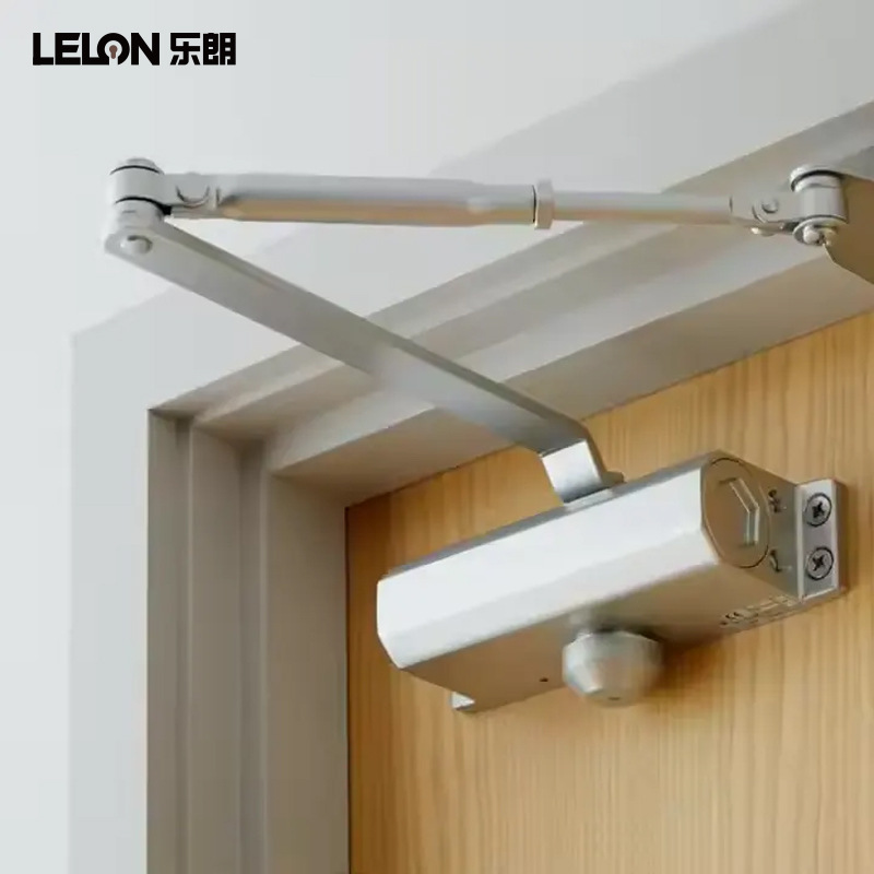 明装式简易闭门器带缓冲关门阻尼器木门防火门酒店工程闭门缓冲器