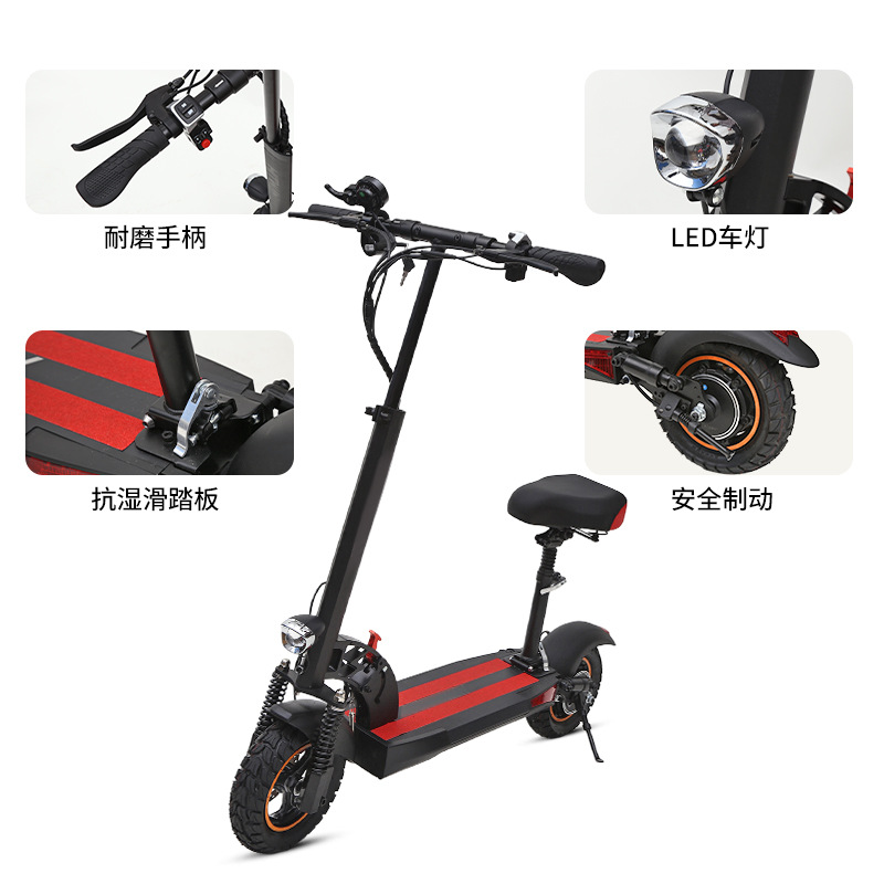 Nuevo scooter eléctrico plegable para adultos de 10 pulgadas de Amazon, scooter de movilidad de 2 ruedas, bicicleta eléctrica al por mayor