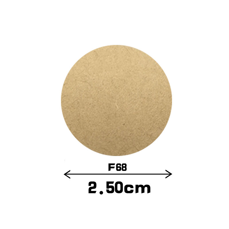 Cross -border explosion cowhide paper round non -dry glue festival decorative baking stickers 3