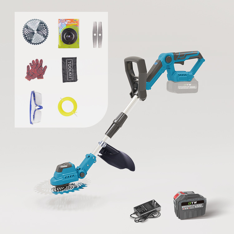 Cortacésped eléctrico pequeño cortacésped hogar recargable cortacésped batería de litio multifuncional cortacésped artefacto