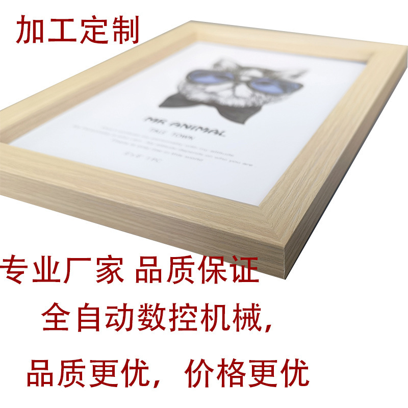 Custom Photo Frame Simple Wooden Photo Frame Promotional Gift 5 Inch 6 Inch 7 Inch 8 Inch 10 Inch A4 Multicolor Photo Frame