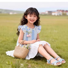 2026新款可爱花朵夏季童装连衣裙薄款甜美连衣裙