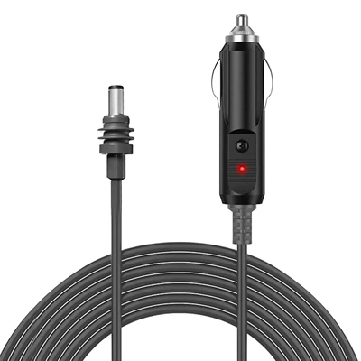 Cross-Border Cigarette Lighter Dc Car Power Cord, Fourth-Generation Device Cigarette Lighter Car Charger Charging Cable, Waterproof Car Charger Cable (Siqaret yandırıcısı)