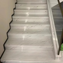 天然大理石防滑梯级别墅楼梯台阶楼梯踏步酒店楼梯门槛石门套窗套