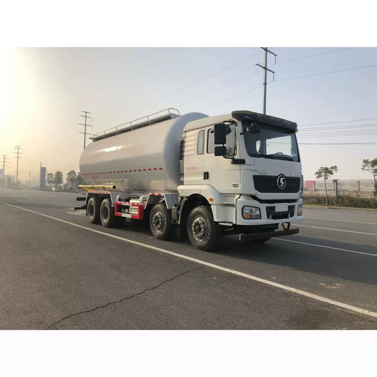 出售粉粒物料运输车烟煤粉灰轻量化散装水泥罐车二手砂浆运输罐车