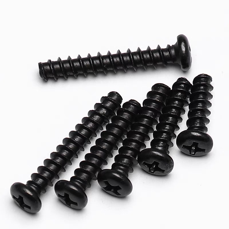 厂家盘头十字圆头自攻螺丝钉M1.7M2M2.4M2.6M3PB平尾自攻螺丝