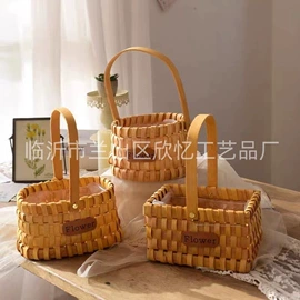 植物工艺品;柳编;收纳篮/筐