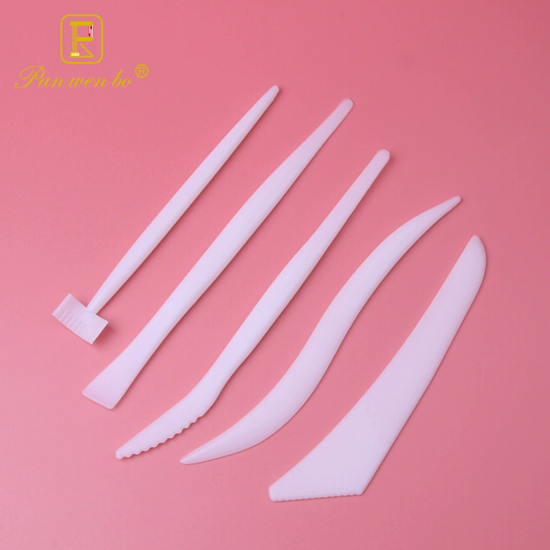 Plastic children's clay, tools set, art ceramics for elementary school students, 5 pieces