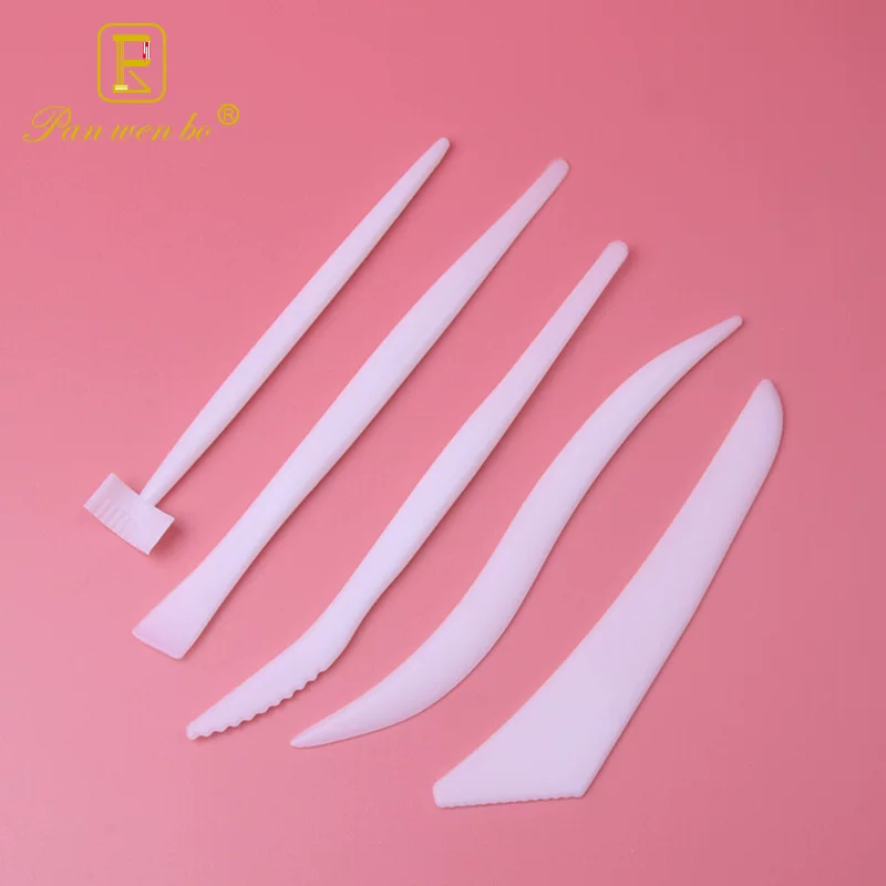 Plastic children's clay, tools set, art ceramics for elementary school students, 5 pieces