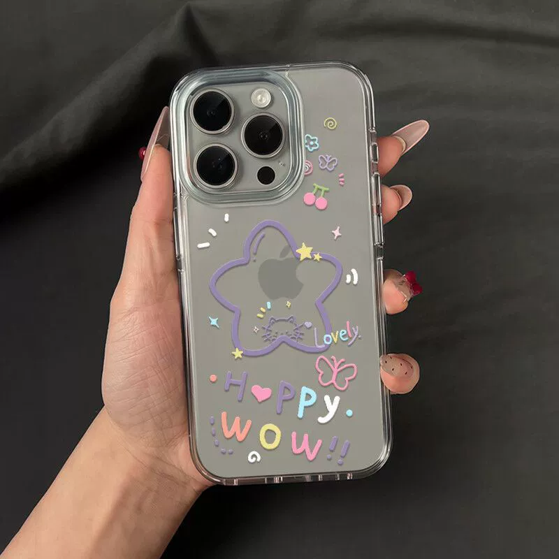 Apple, iPhone14, совместимый чехол с мультфильмом с бантом, защита от падения, 16promax