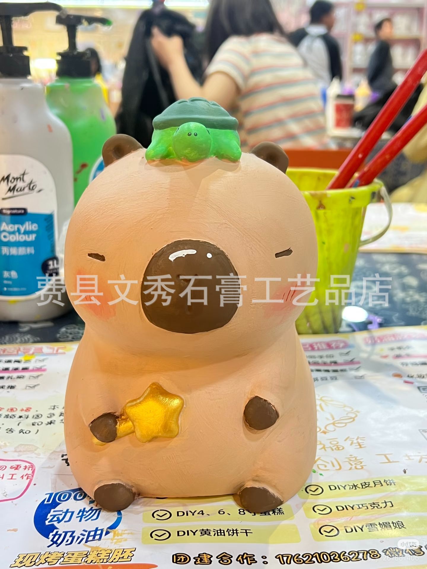 Alcancía de Yeso Grande DIY para Colorear y Pintar para Niños