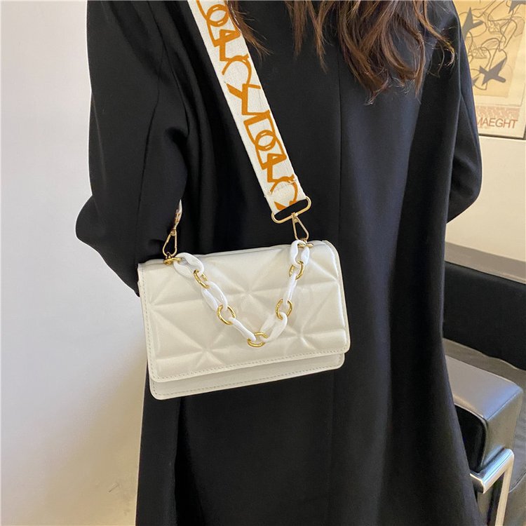 Diamond Bag Women's Bag New 2025 Fashion Popular One-Shoulder Cross-Body Small Square Bag Chain Casual Simple Handbag Diamond Bag Women's Bag New 2025 Fashion Popular One-Shoulder Cross-Body Small Square Bag Chain Casual Simple Handbag