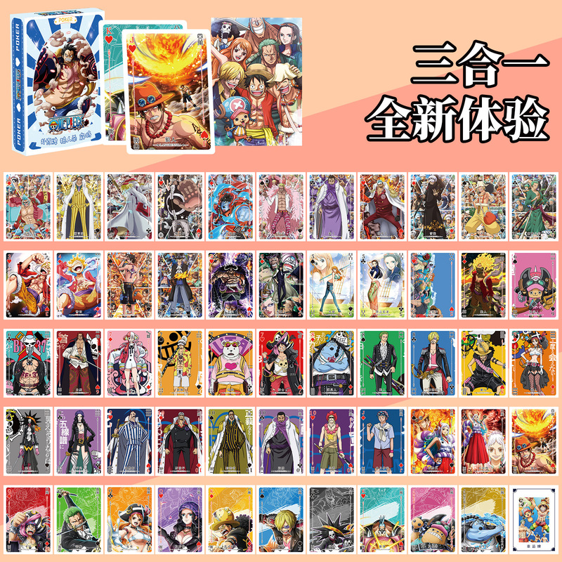 One Piece HD Pattern Cartoon Poker Surrounding Cartoon Animation Luffy Solon Choba Fun Entertainment Cards One Piece HD Pattern Cartoon Poker Surrounding Cartoon Animation Luffy Solon Choba Fun Entertainment Cards