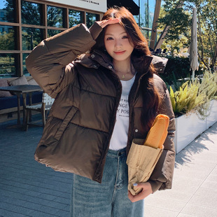 2025 Women's Short Cotton Jacket New Thickened Cotton Coat for Female Students Korean Style Loose Winter Cotton Padded Jacket Women's Puffer Coat