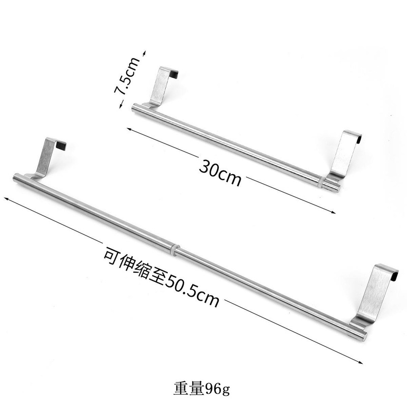 特厚不锈钢毛巾架卫生间免打孔厨房浴室挂墙置物架收纳三层毛巾杆|undefined