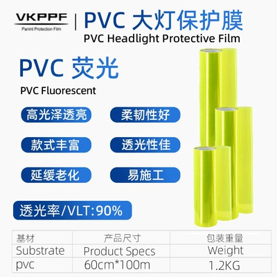 Car headlight protective film | color-changing transparent protective film, direct - fluorescent-color-60cm100m