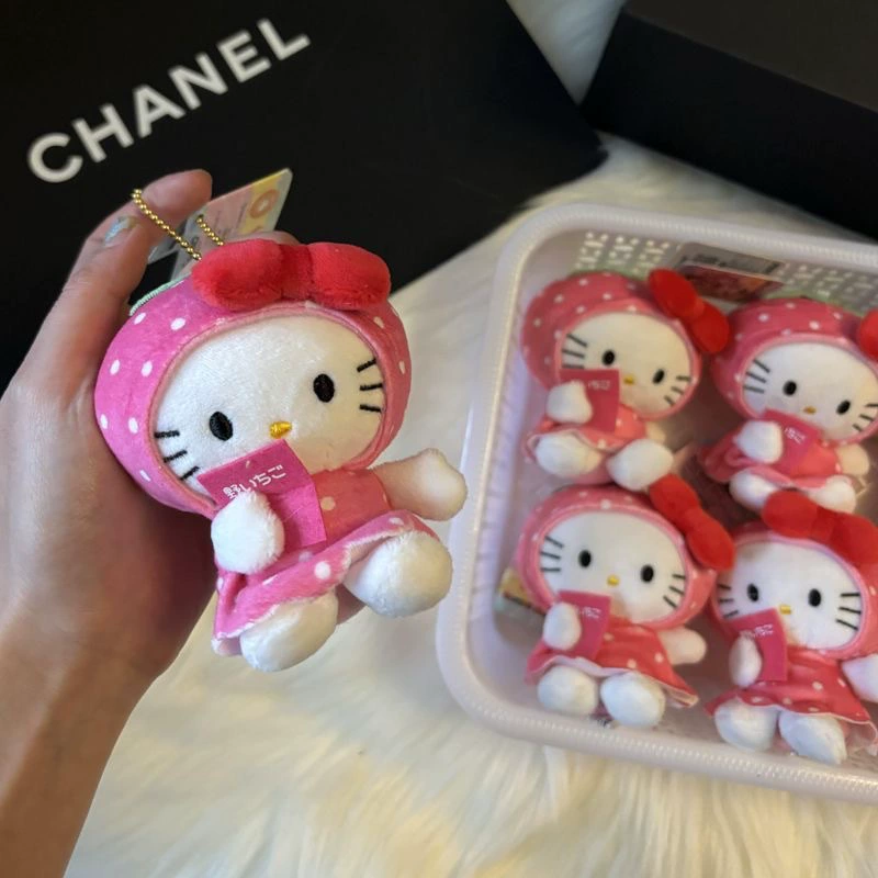 Hello kitty, клубника, милая кукла, подвеска бренда, брелок для учащихся начальной школы, новая коллекция