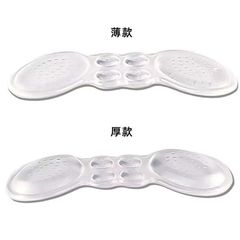 GEL heel sticker half size pad women's anti-falling and anti-wearing high-heeled shoes sticker anti-falling self-adhesive shoe size change