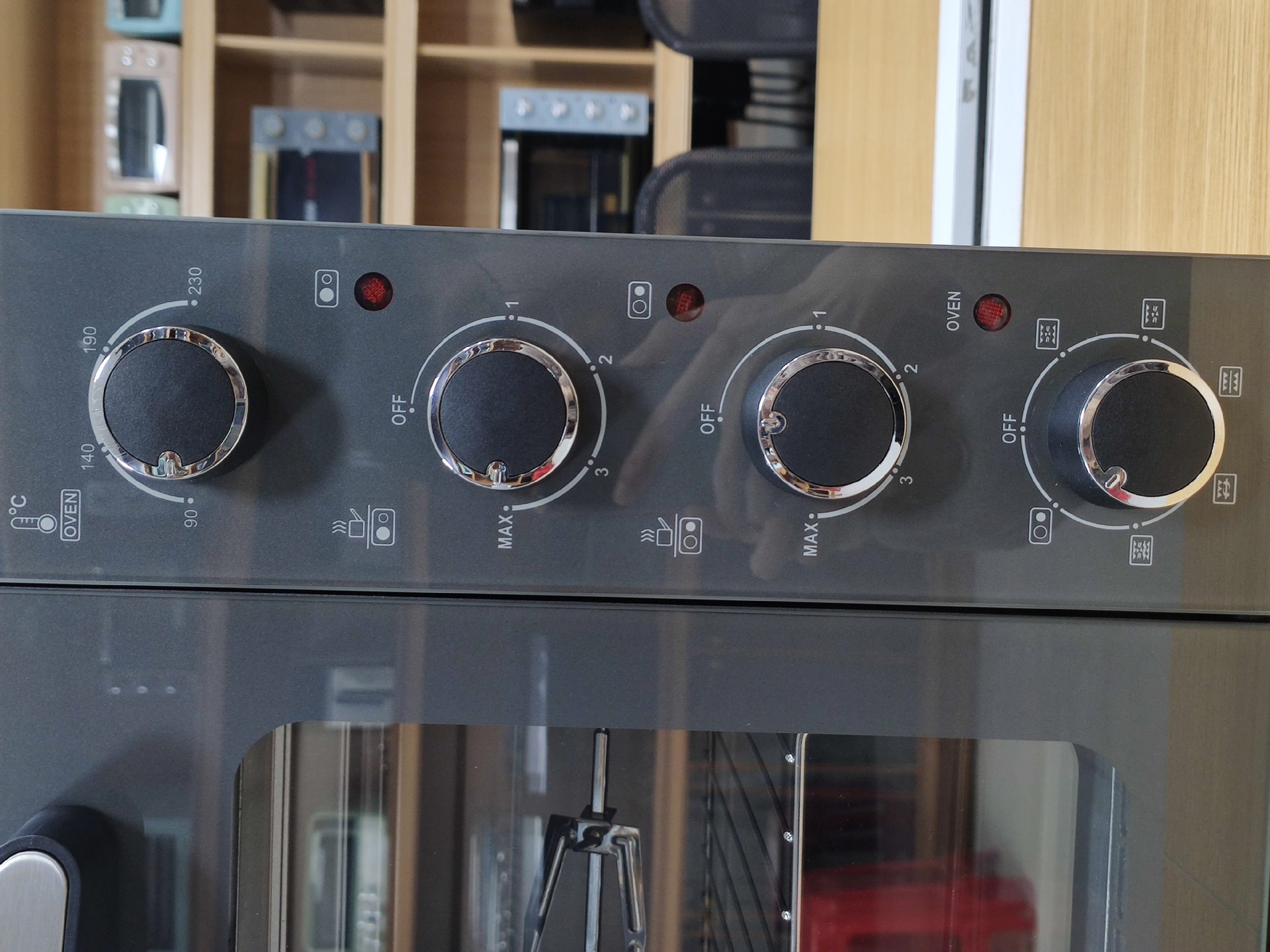 48 litros horno de doble cabeza de gran capacidad horno vertical multifuncional horno eléctrico doméstico fuente de fuerza de fábrica al por mayor fijación