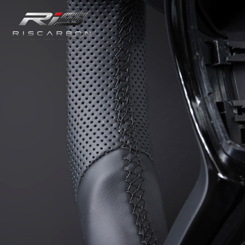 Compatible with BMW flat-bottom black leather steering wheel F30F10F15F16F20F25F01 LED carbon paddle shifters