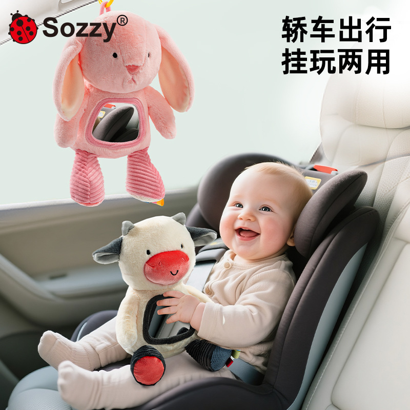 Bebé sozzy música calmante muñeca colgante cantar juguetes de regalo de cumpleaños muñeca