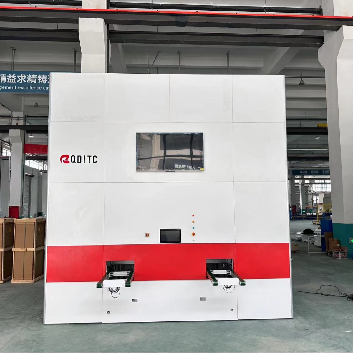 垂直自动分拣 堆垛库 快递分拣、物料分类、生产辅助环智能货架