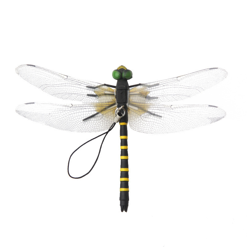 Outdoor Camping Physical Mosquito Repellent Products, Simulated Dragonfly Model Pendant, Eco-Friendly Children's Toy, Portable Hanging Clip