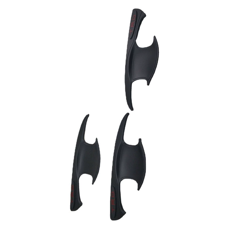 Подходит для Toyota Hilux Revo 2015 года, накладка на дверную ручку, черная, аксессуары для тюнинга.