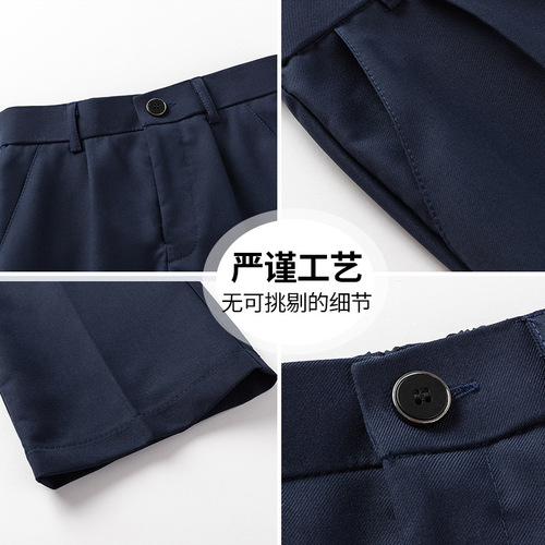 Boys' trousers, children's black navy straight trousers, campus trousers, performance piano suit trousers