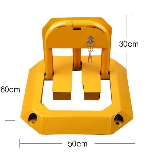 停车场小区手动车位锁安装结实耐用