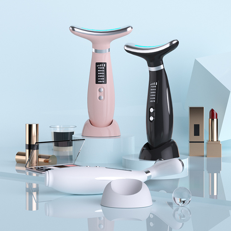 New Cross-Border Neck Beauty Device, Neck Beauty Instrument, Lifting, Firming and Rejuvenating Device, Facial Massage Instrument, Beauty Hot Compress Massage